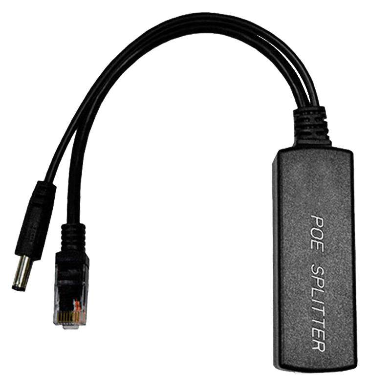 凌视poe分离器千兆48V转12V/5V隔离型国标百兆poe分离器监控专用室外防水网络摄像头供电模块支持大华海康