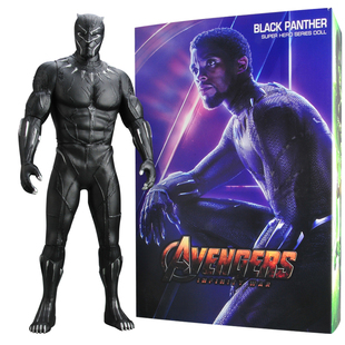 漫复仇者威联盟4终局之战黑豹瓦坎达可动人偶模型手办摆件玩具