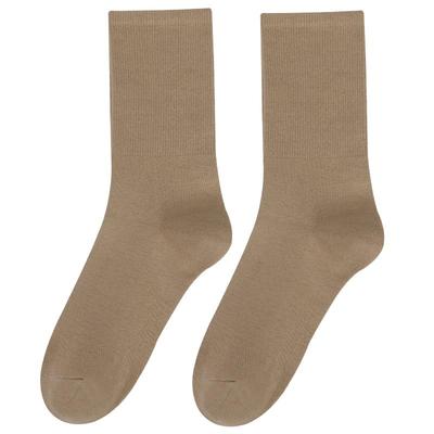 浪莎秋冬季女士长筒纯棉堆堆袜