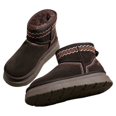 Snowelf超火短筒雪地靴女巨好看