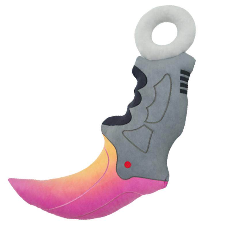 CSGO巨型渐变之色爪子刀毛绒刀怀中抱杀抱枕反恐精英V社正版周边