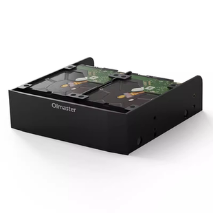 Oimaster硬盘转换架转接架硬盘架多功能机箱光驱位5.25寸转3.5寸