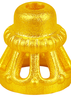 足金佛塔古法黄金塔帽