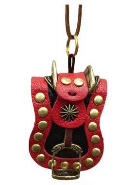 蒙古族皮马鞍羊骨头嘎拉亥钥匙扣