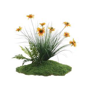 仿真绿植花草植物橱窗装饰场景布置展厅软装造景餐厅角落草堆花丛