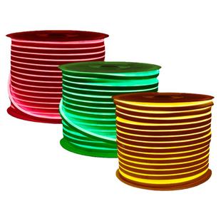 led霓虹灯带荧光柔性灯条220V软灯管线灯KTV七彩彩色彩灯长条氛围