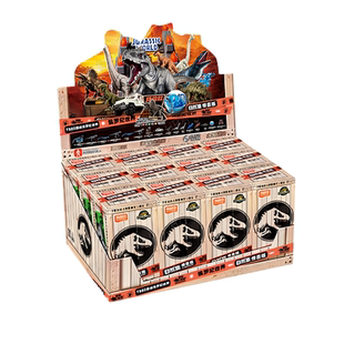 第二弹侏罗纪世界布鲁可积木人盲盒玩具2代3布鲁克王龙系列恐龙三