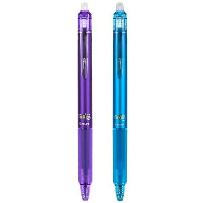 百乐按动可擦笔摩磨易擦热可擦黑