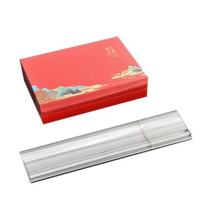 透明茶叶礼盒烫膜机金丝化妆品盒