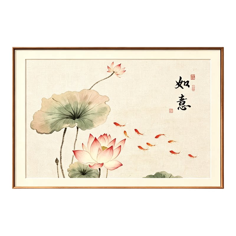 新款宋风遮挡电表箱装饰画
