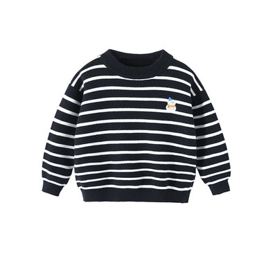 男童毛衣冬季加厚宝宝针织衫冬款小男孩上衣保暖童装儿童衣服冬装