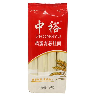 中裕鸡蛋麦芯挂面1kg*5