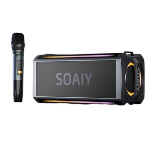 索爱 SH05蓝牙音箱超重低音炮大功率立体声广场舞无线户外K歌音响