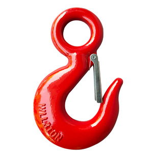 细筋吊钩吊环货柜钩防脱卡舌起重吊具索具环眼挂钩合金开口钢构