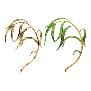 观音菩萨法器金色柳枝净瓶合金净瓶绿色杨柳枝观世音菩萨法器配件