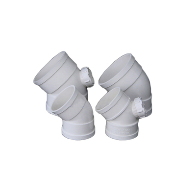 pvc加厚45度弯头排水管检查110