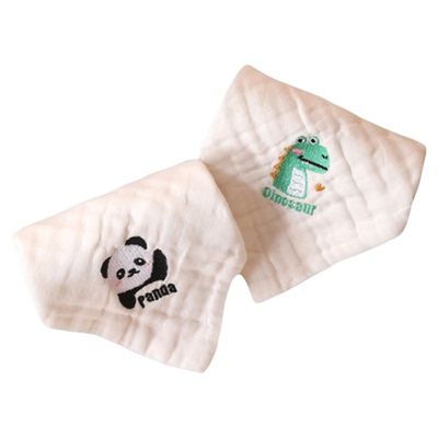 婴儿口水巾六层纱布柔软亲肤