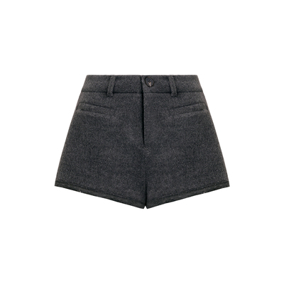 蕾丝花边拼接A字百搭短裤