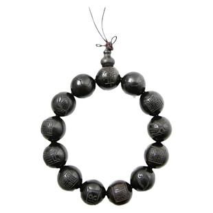 五雷五岳手串道家本命年佛珠平安手链护身流珠念珠好运珠饰品18mm