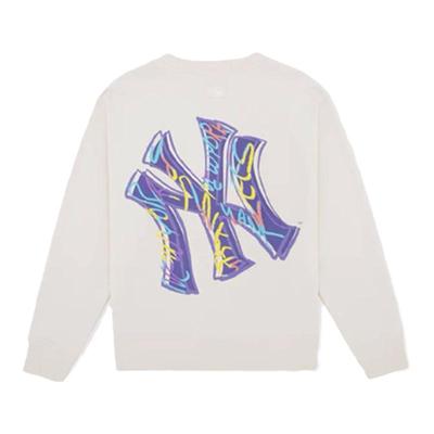 MLB运动休闲情侣圆领套头卫衣