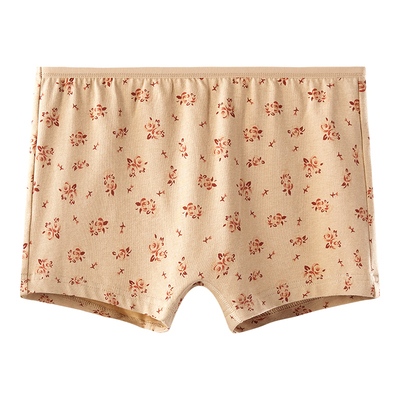 春织中老年彩棉四角短裤