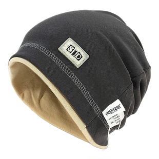 春秋薄款棉质包头帽男女时尚休闲户外堆堆帽潮酷大童大码针织双层