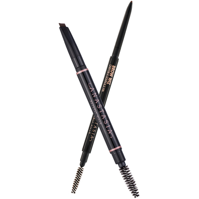 极细眉笔+砍刀塑形三角眉笔自然