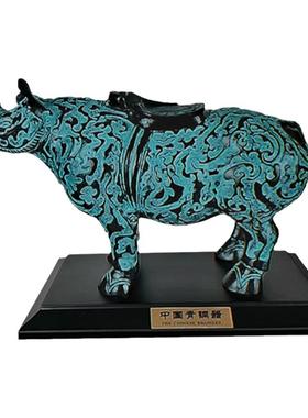 青铜器摆件古玩古董博古架新中式