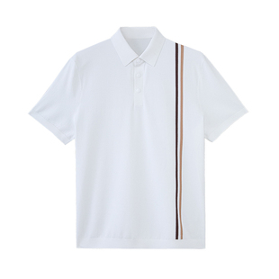 【乾坤在握】高难度ADF撞色嵌花 凉感冰丝高尔夫翻领T恤衫 DAT996