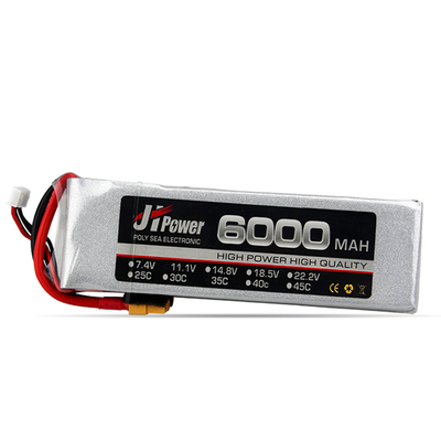 航模锂电池3500mah3S6s75c高倍率