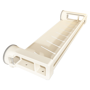 卫生间吸盘置物架浴室收纳架免打孔厕所洗漱台架子墙上壁挂置物篮