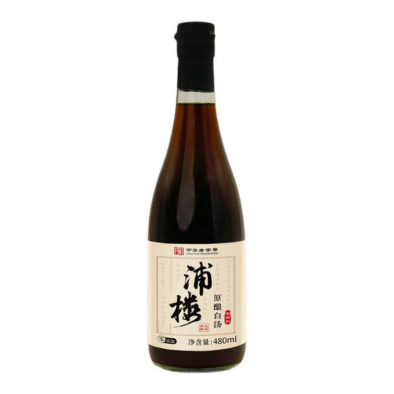 浦楼白汤酱油手工酿造0添加