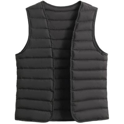 乐裘2025新款羽绒马甲男式白鹅绒隐形内胆轻薄叠穿配大衣保暖内搭