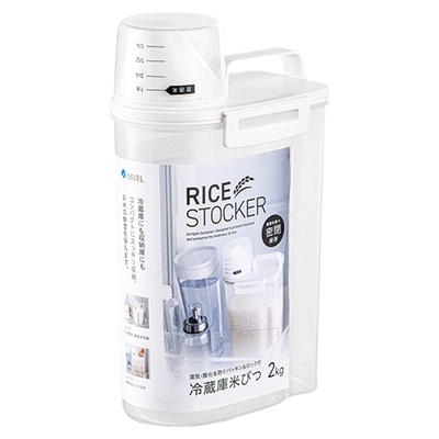 asvel自带计量米杯密封防虫防潮