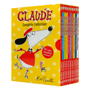【金牌桥梁书】英文原版 小狗克劳德奇遇记10册盒装 Claude in The City/at the Circus 儿童章节桥梁书 4岁以上