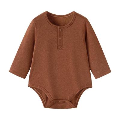 babylove【纵享丝柔】婴儿包屁衣秋冬羊毛居家爬服宝宝三角哈衣