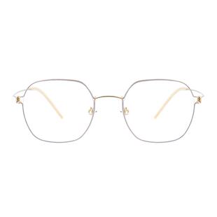 迪丽热巴同款超轻纯钛金丝边近视眼镜框女可配度数高级感金边镜架
