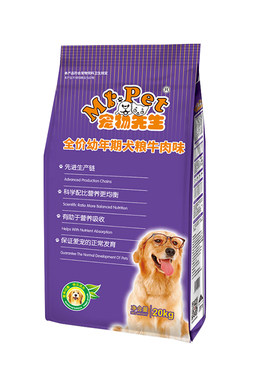 宠物先生狗粮牛肉味20KG德牧边牧