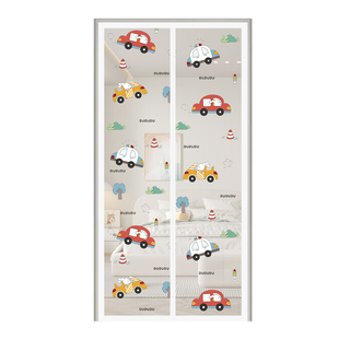 夏季防蚊门帘新款高档隔断帘磁性自吸纱门沙窗免打孔魔术贴遮挡帘