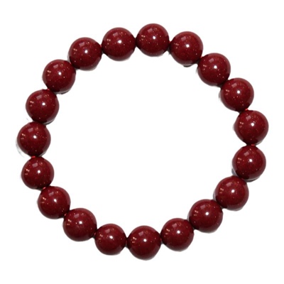 天然正品原矿朱砂手串高纯度朱砂