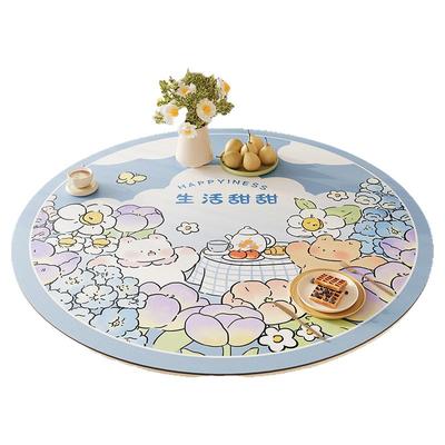 圆桌桌垫防水防油防烫客厅茶几垫
