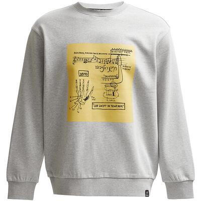 SEASONHIGH BSQ联名25年新男装卫衣圆领宽松休闲胶印长袖卫衣春季