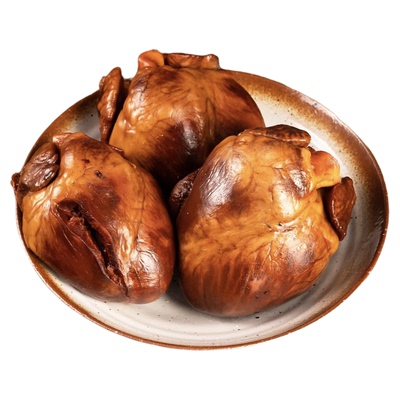 舜名府熏烤猪心真空即食小吃