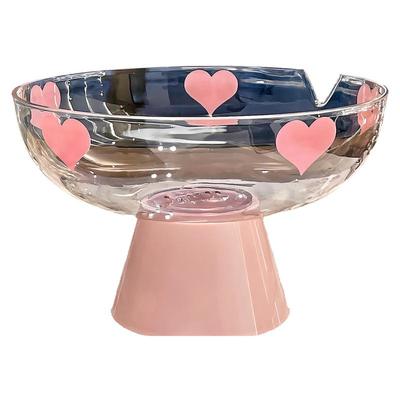 果盘轻奢风高档摆放零食盘创意高颜值水果盘客厅茶几家用2024新款