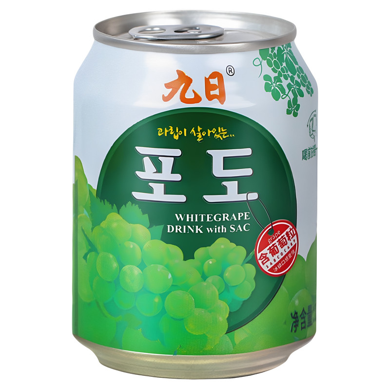 九日果粒葡萄果汁饮料238mlx10