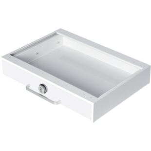 桌下暗格抽屉柜带密码锁隐形收纳盒工位办公书桌下挂式储物抽屉