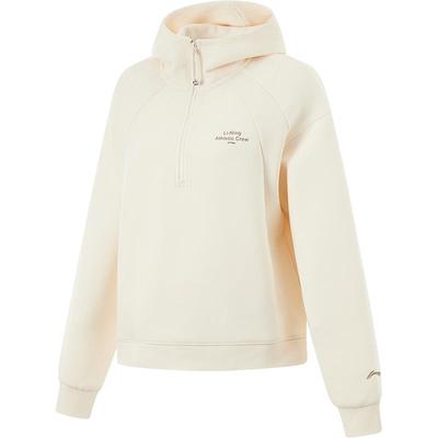 李宁宽松连帽女套头连帽卫衣