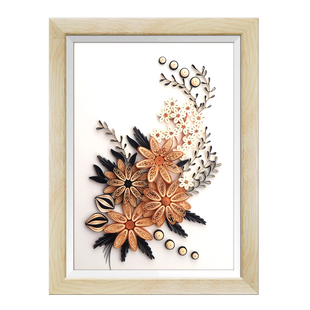 手韵衍纸【平静的心】 欧式衍纸画材料包套装手工diy制作油画摆件