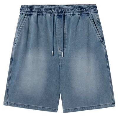 26年夏季新款男士舒适牛仔短裤
