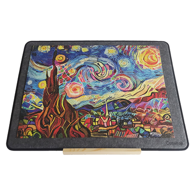 防滑毛毡毯收纳分片护颈椎拼图板